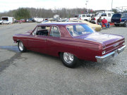 MAROON 1967 NOVA Drag Car